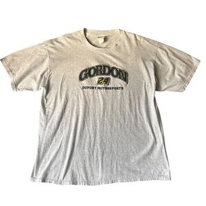 Jeff Gordon Nascar‎ Adult T Shirt Size XL Chase Authentic Gray #24 Vintage